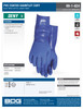 BDG® Coated PVC Triple Coated 14" Gauntlet Blue  99-1-824