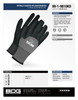 BDG® Seamless Nylon Knit Foam Palm Grey/Black  99-1-9610KD