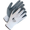 Gander® Nitrile Foam Coated Nylon Knit Glove White/Grey  99-1-9800