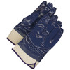 Winter Nitrile Foam Dipped Foam Lined Glove Blue w/White Safety Cuff  99-9-800