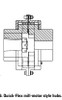 Quick Flex Taper Shaft Mill Motor Coupler Half  QF10260X624-99