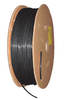 3/16" x 100' Non-Reinforced Black Nylon DOT Type 3A Tube  1485-3-100