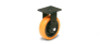 6" Rigid Orange Polyurethane Wheel  TGC-30600-R