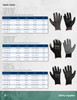Polyurethane Coated Nylon Knit Glove Black  TGG-206