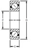 85 x 180 x 41mm Single Row Angular Contact Ball Bearing   7317 BM/CN