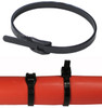 25 Pc. 14" 120 lb. HD Black Low Profile Cable Tie  7178-0-34