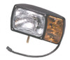 Snow Plow Lamp Kit w/Universal Wiring Harness Replacement Lamp Left Hand - Clear/Amber  63381