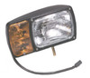 Snow Plow Lamp Kit w/Universal Wiring Harness Replacement Lamp Right Hand - Clear/Amber  63391