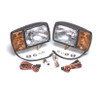 Snow Plow Lamp Kit w/Universal Wiring Harness - Clear/Amber  63451-4
