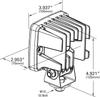 Trilliant® Cube 2.0 LED Work Lamp - Flood Beam w/Deutsch Connector 24V - Clear  63F31