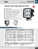 Trilliant® 3000 Lumen Cube LED Work Lamp Close Range Beam Superseal 9-32V - Clear  63W71