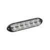 Class II 6-Diode LED Directional Warning Lamp Surface Mount - Red/Clear  79080