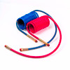 1/2" x 15' @ 2 Pack Red/Blue Low Temp Recoil Air Hose w/Male NPT Fittings  81-0015-40C