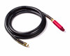 1/2" x 15' Black EPDM Air Hose w/Red Anodized Grip & Male NPT Fittings  81-0115-GR