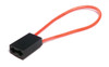 12 AWG Standard Blade Fuse Holder 30A 8" Continuous Loop Wire - Orange  82-2165