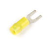 12 - 10 AWG Nylon Spade Terminals #4 - #6 @ 50 Pack - Yellow  83-2221