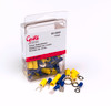 16 - 10 AWG Vinyl Assortments @ 100 Pack - Blue/Yellow  83-2600