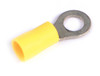 12 - 10 AWG Vinyl Ring Terminals #4 - #6 @ 15 Pack - Yellow  84-2502