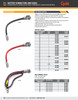 4 AWG Side Terminal Cable 15" - Black  84-9249