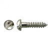 #10 x 1-1/4" Pan Head Aluminum Slot Screw 100 Pc.   5869-195