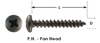 #8 x 3/4" Pan Head Steel Trim Screw 100 Pc.   229-968
