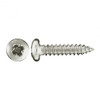 M4 x 20mm Pan Pozidriv® Chrome Trim Screw 100 Pc.   230-205