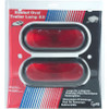 Oval Trailer Stop/Tail/Turn Submersible Boat Trailer Lighting Kit - Retail - Red  53082-5