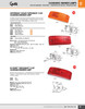 SuperNova® Sealed Turtleback® II LED Clearance/Marker Lamp ABS Reflex Lens w/Male Pin - Amber  78403