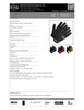 Mechanics Clarino® Leather Palm Blue/Black  20-1-10603N