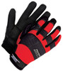 Mechanics Clarino® Leather Palm Red/Black  20-1-10603R