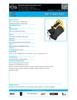 Winter Grain Deerskin Ski Glove Thinsulate® Lined Nylon RaoTex Backhand Black/Tan  80-9-041101
