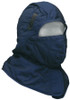 Hard Hat Liner Navy Quilted Cotton w/Face Mask Shoulder Length  90-0-420