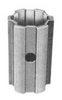 1-1/8"-6 Spline Female x 1-3/8-6 Spline Male x 2-1/4" PTO Shaft Sleeve Increaser  PTO0332-00352