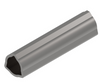 37mm x 43mm x 1000mm Tri-Lobe PTO Tube - Bondioli® 3/4 Series  PTO6046343