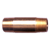 3/4 x 1-1/2" Red Brass Male NPT Pipe Nipple  113RED-E1-1/2