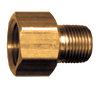 1/8 x 1/8" Brass Female NPT - Male NPT Adapter  120-AA
