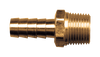 3/4 x 3/4" Brass Hose Barb - Male NPT Coupler  125-12E
