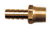 1/2 x 1/2" Brass Hose Barb - Male NPT Coupler  125-8D