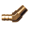 1/4 x 1/8" Brass Hose Barb - Male NPT 45° Elbow  140-4A
