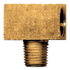 3/16 x 1/8" Brass Female 45° SAE Inverted Flare - Female 45° SAE Inverted Flare - Male NPT Tee  145-3A
