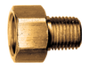 1/2 x 1/4" Brass Female 45° SAE Inverted Flare - Male NPT Connector  148-8B