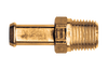 1/4 x 1/8" Brass Fuel Line Hose Barb - Male NPT Connector  325-4A