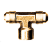1/4 x 1/4 x 1/4" Brass Male 45° SAE Flare - Male 45° SAE Flare - Female NPT  Tee  36-4B
