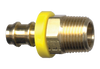 3/4 x 1/2" Brass Grip-Tite Hose Barb - Male NPT Connector  725-12D