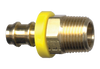 3/4 x 3/4" Brass Grip-Tite Hose Barb - Male NPT Connector  725-12E