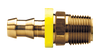 5/8 x 5/8" Brass Grip-Tite Hose Barb - Male 45° SAE Inverted Flare Connector  735-1010