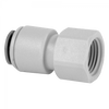 1/4 x 7/16"-24 JG® Grey Acetal Female Push-To-Connect - Female UNS Faucet Thread Connector  CI3208U7S