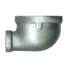 1/2 x 3/8" Sch. 40 Galvanized Iron Female NPT 90° Reducing Elbow  GI-100-DC
