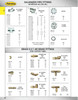 1 x 3/4 x 1" Sch. 40 Galvanized Iron Female NPT Reducing Tee  GI-101-HEH