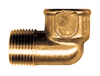 3/8" Lead Free Forged Brass Male NPT - Female NPT 90° Street Elbow  LF-116-C